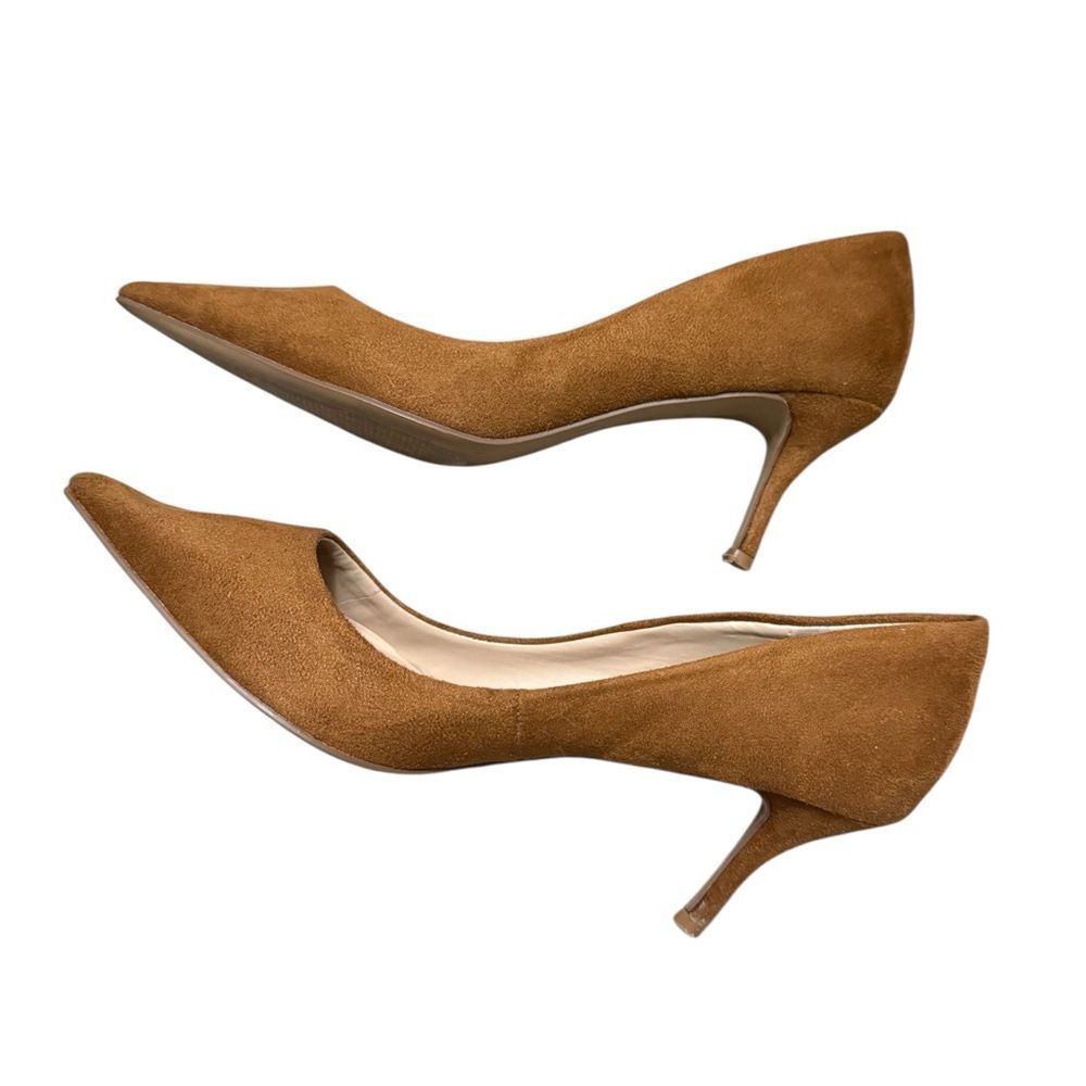Charles by Charles David Brown Suede Angelica Pointed Toe Pumps Size 7.5M